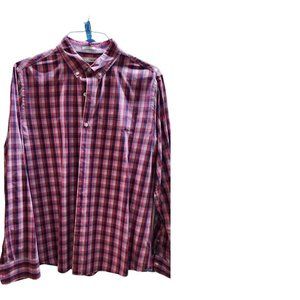 Hawker Rye 100% Cotton Large Casual Dress Shirt